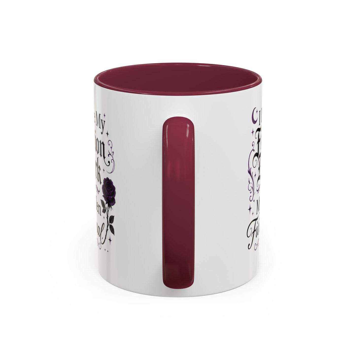 Fiction Dark Coffee Mug — "I Like My Fiction Dark & My Men Fictional" (11oz/15oz)
