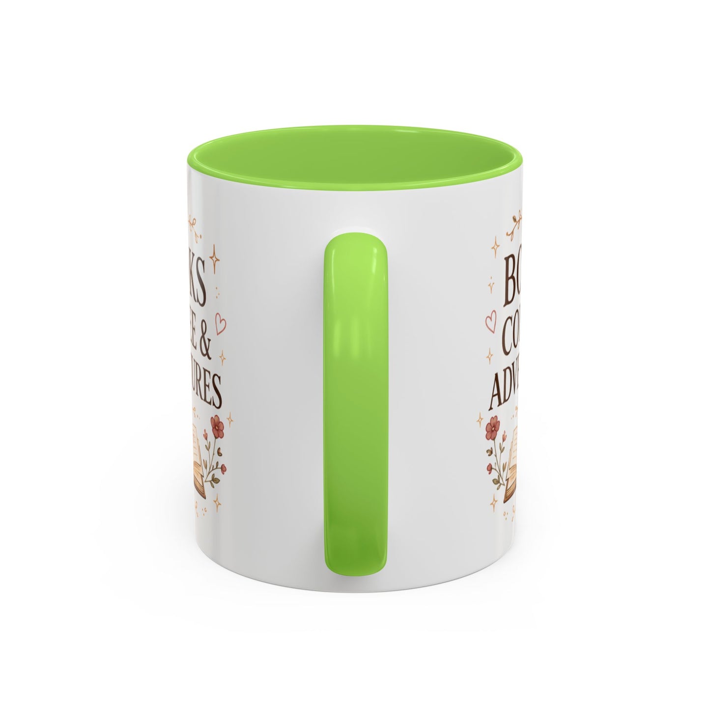 Books, Coffee & Adventures Mug — Cozy Reading Gift (11oz/15oz)