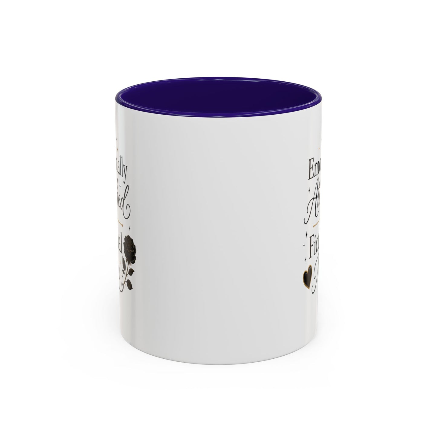 Emotionally Attached to Fictional Men Ceramic Mug — 11oz/15oz