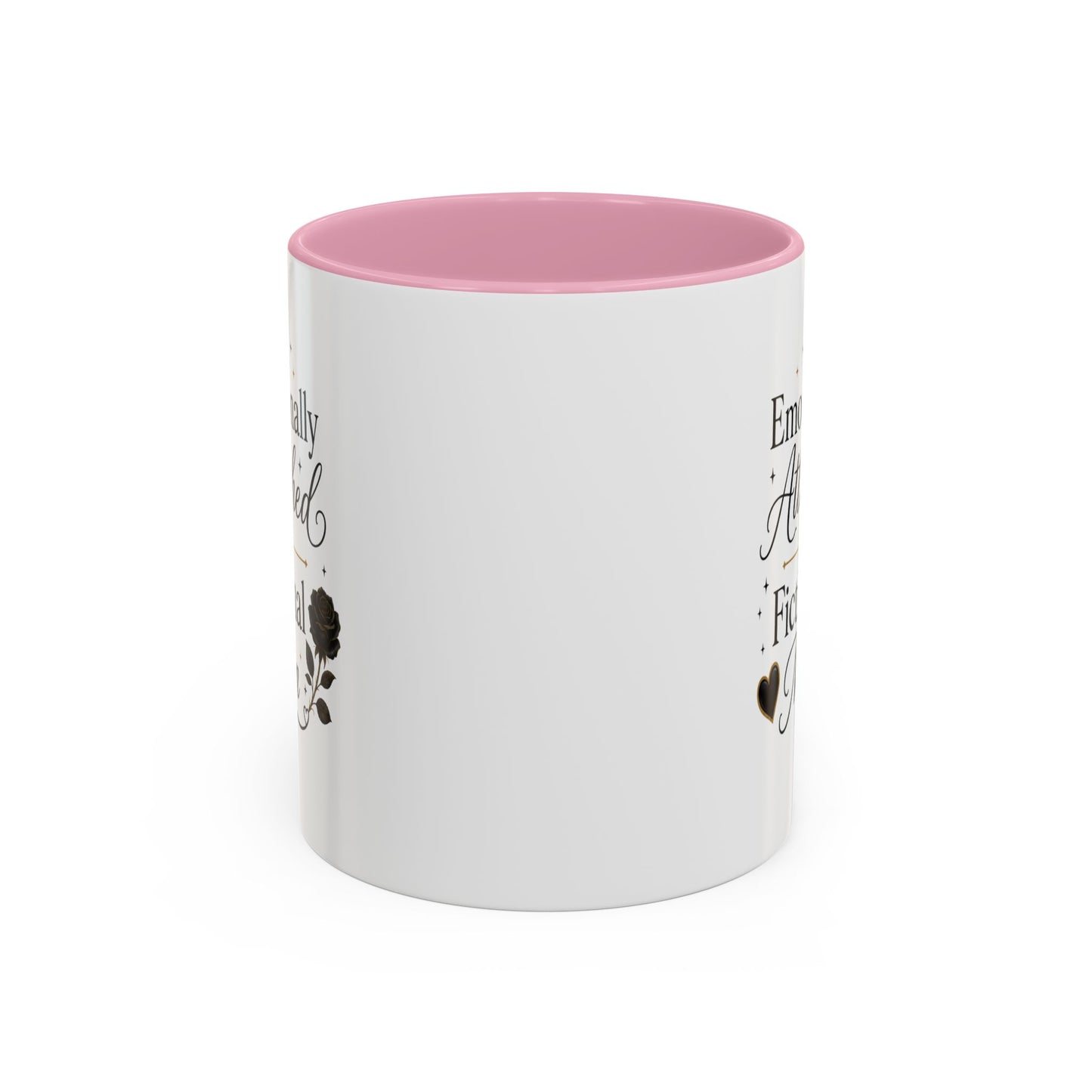 Emotionally Attached to Fictional Men Ceramic Mug — 11oz/15oz