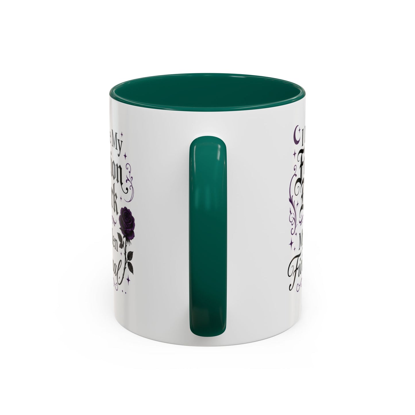 Fiction Dark Coffee Mug — "I Like My Fiction Dark & My Men Fictional" (11oz/15oz)