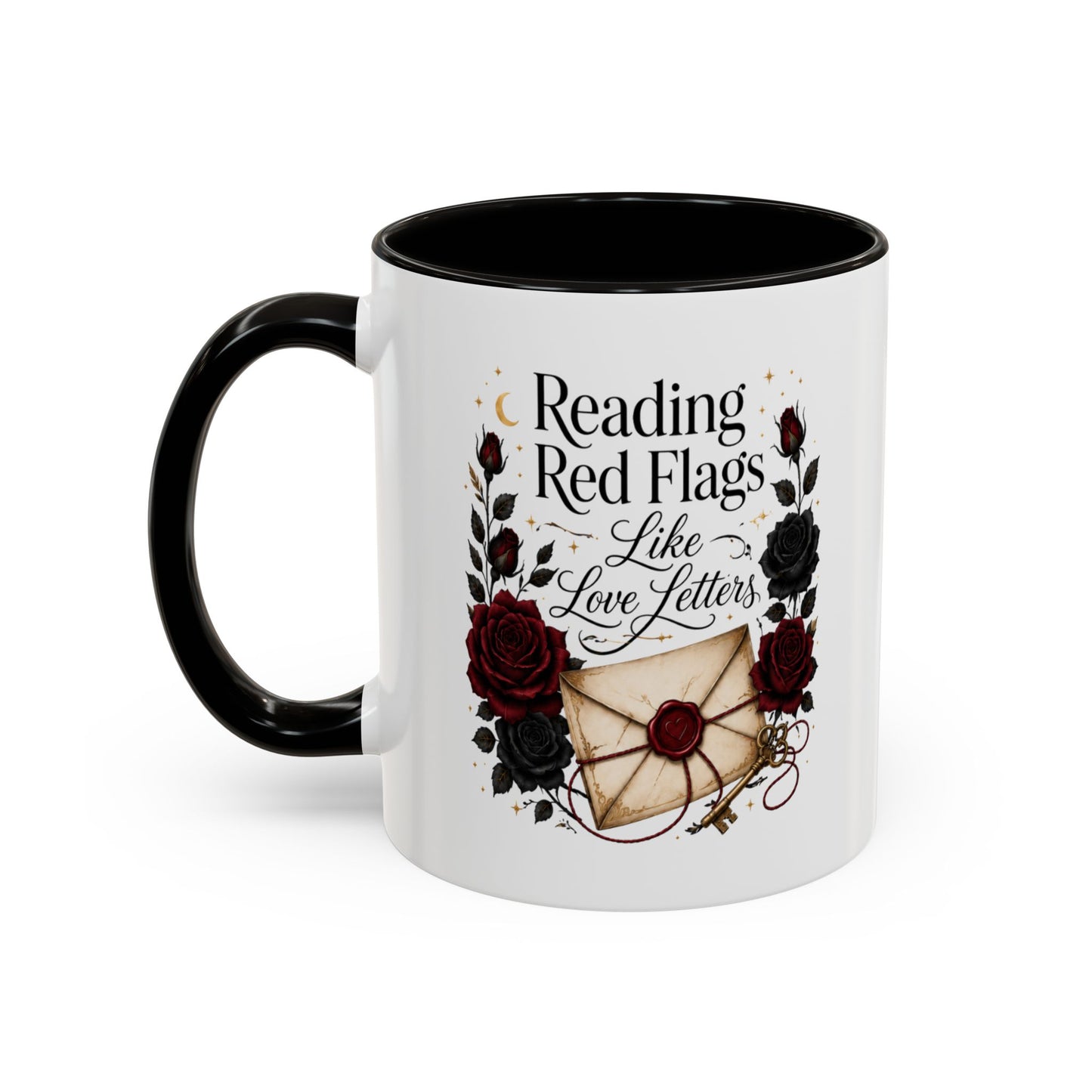 Reading Red Flags Like Love Letters Mug