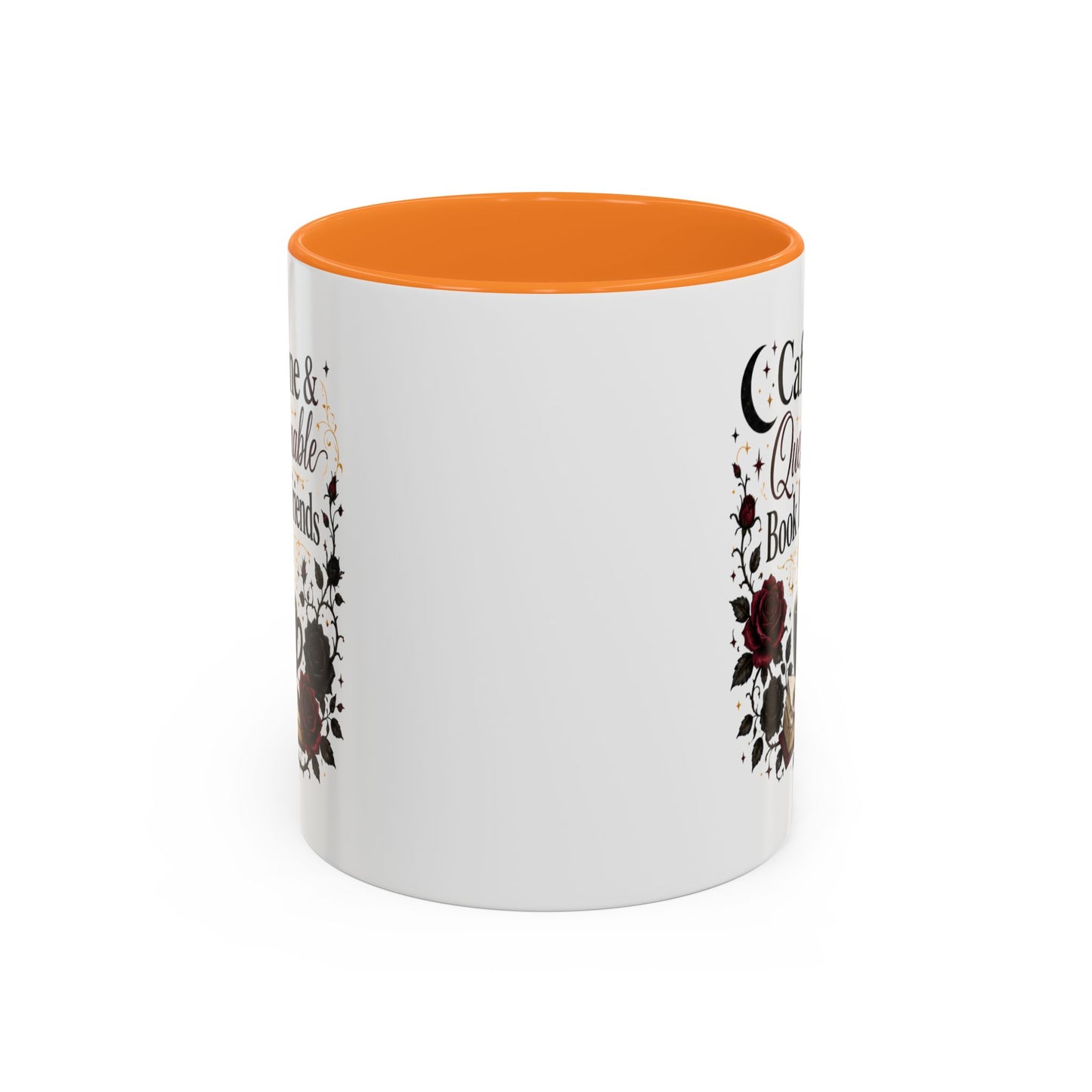 Caffeine & Questionable Book Boyfriends Coffee Mug — 11oz/15oz Novelty Booklover Gift