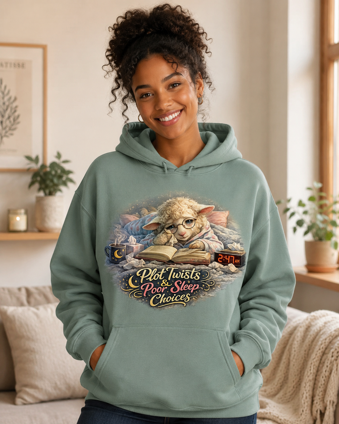 Plot Twist Sheep Hoodie