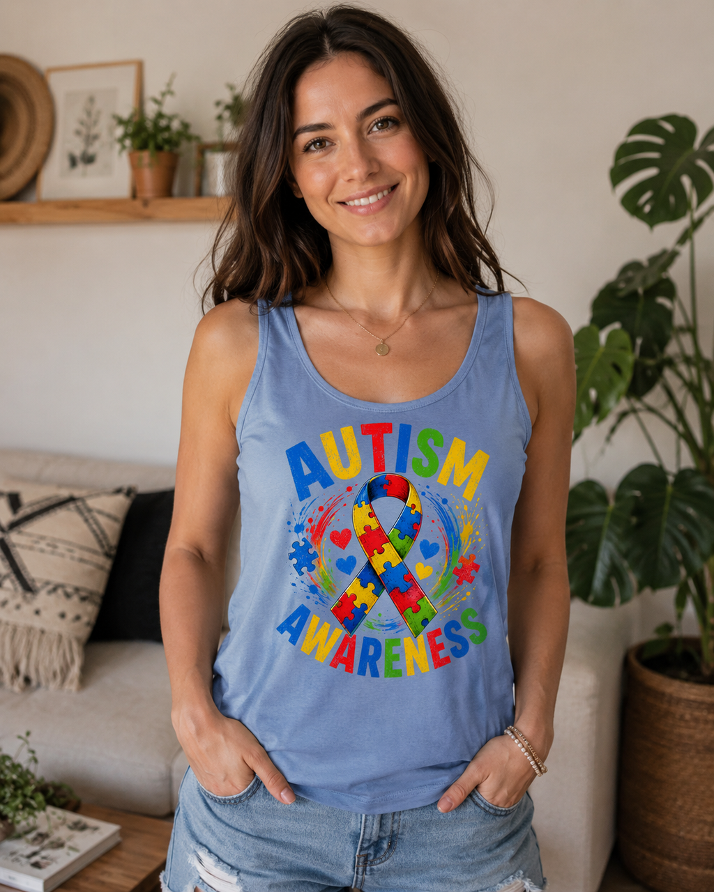 Autism Awareness Tank