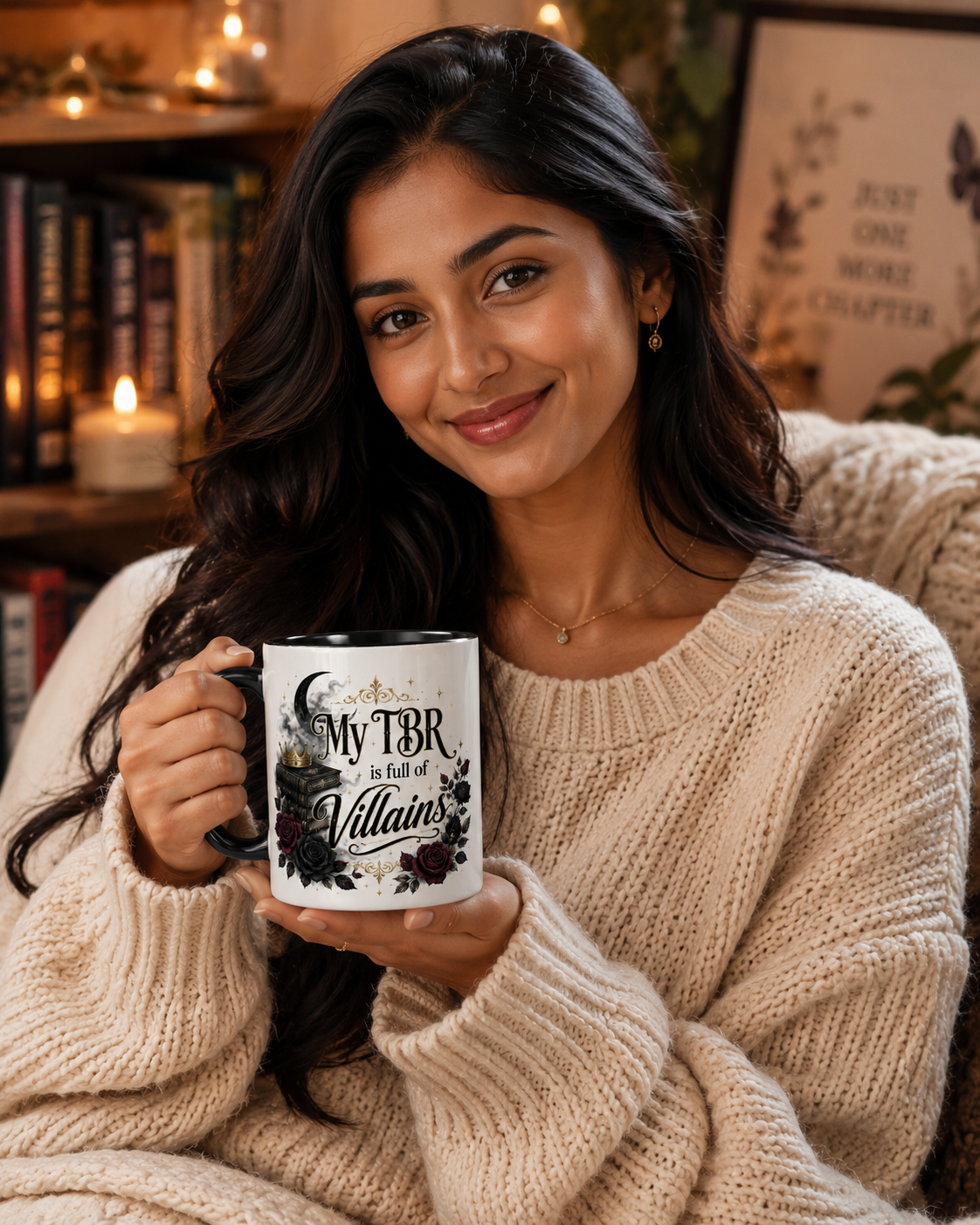 My TBR Is Full of Villains Mug — 11oz/15oz Book Lover Coffee Cup