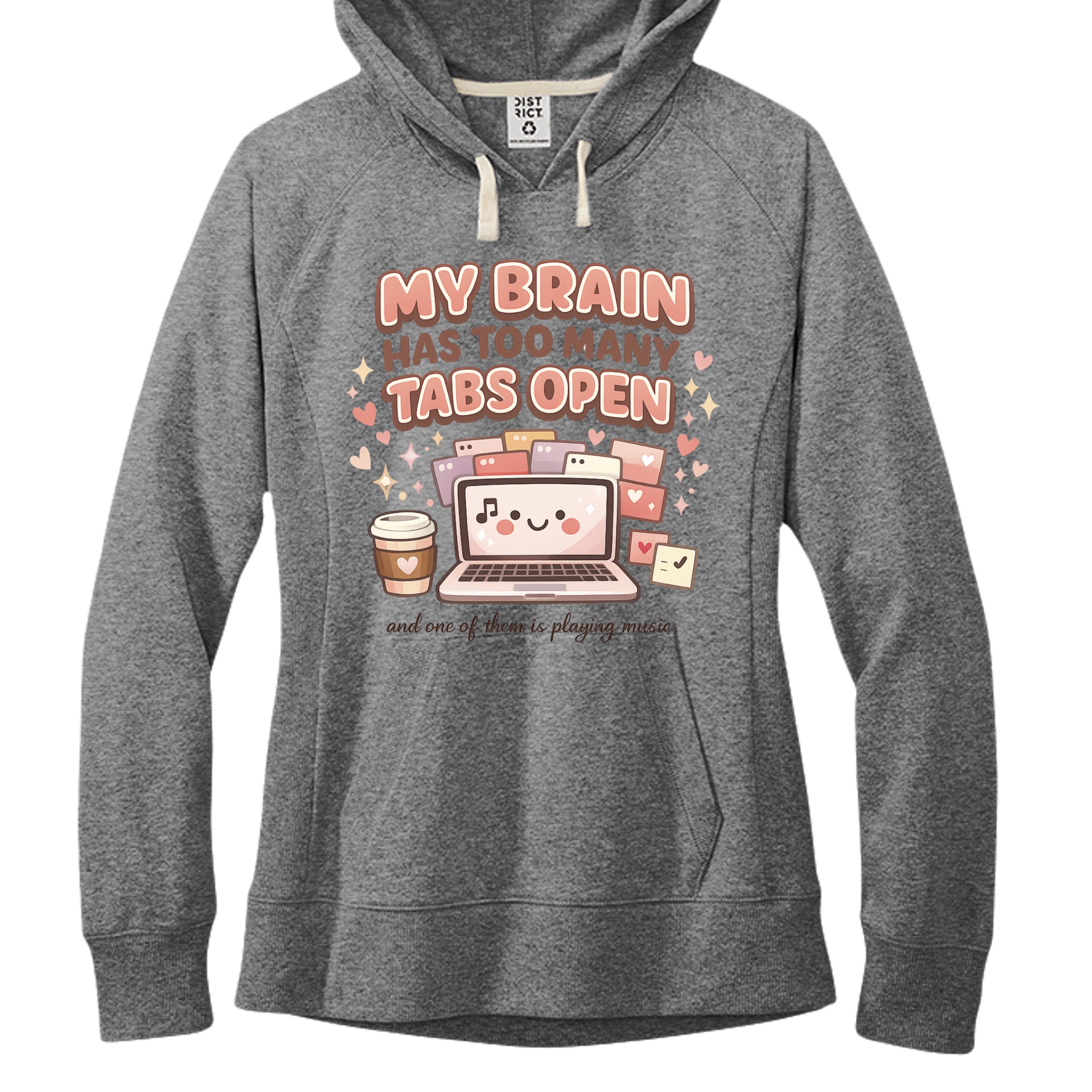 Light Heather Grey - DT8101 - FRONT