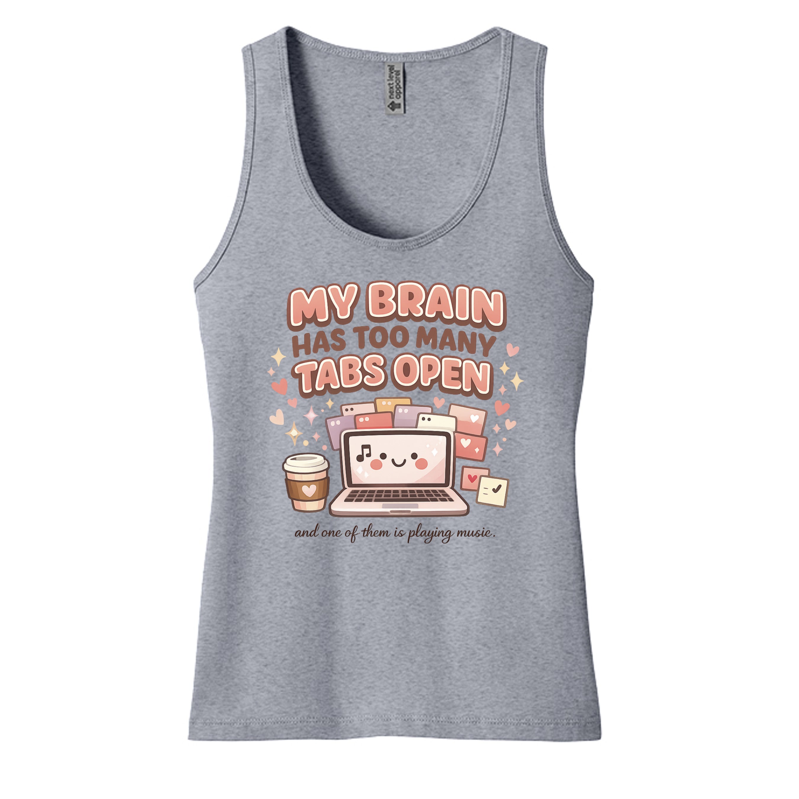 Heather Grey - 3933NL - FRONT