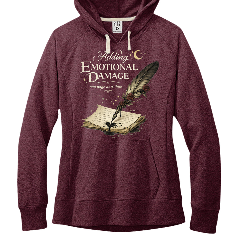 Maroon Heather - DT8101 - FRONT