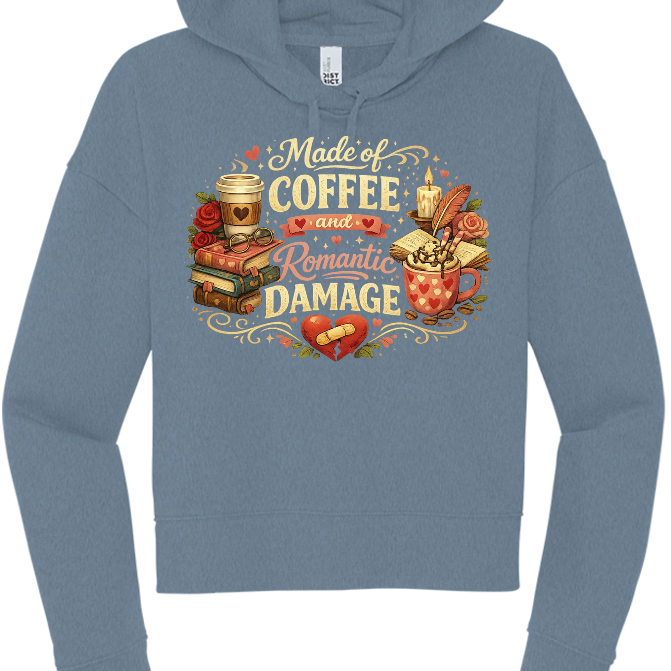 Flint Blue Heather - DT6101 - FRONT